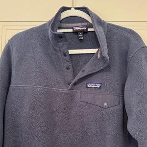 Patagonia Charcoal blue Snap-T Fleece Pullover
